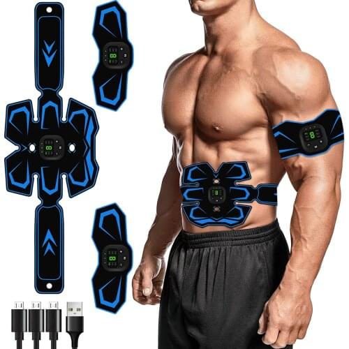 EMS Abdominal Muscle Trainer Smart Body Building Fitness for Abdomen Arms Legs Hip Training Home Gym Fitness Equipment
