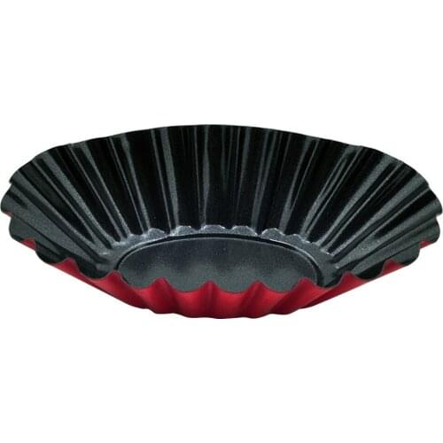 Oval Shape Tart Mold Tartlet Tins Mini Pie Pan Cake Mold,Egg Tart Mold, Non-Stick Mini Round Tart Pans-ABUX