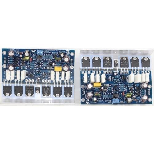 1 Pair Finished Board Dual 250W Heatsink L25 8 Ohm Class AB KEC KTB817 KTD1047 2SA1186 2SC2837 Power Amplifier Board