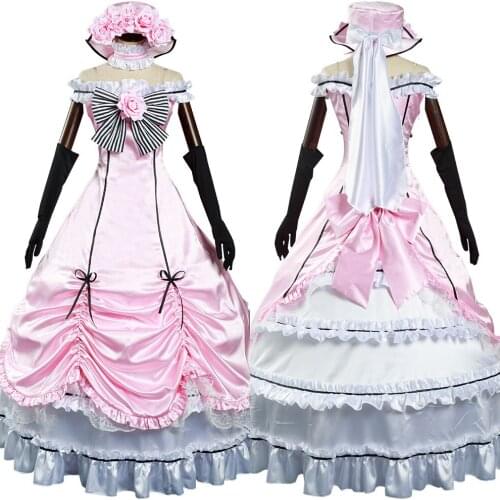 Anime Black Butler Ciel Cosplay Phantomhive Cosplay Costume Dress Outfit Halloween Carnival Suit