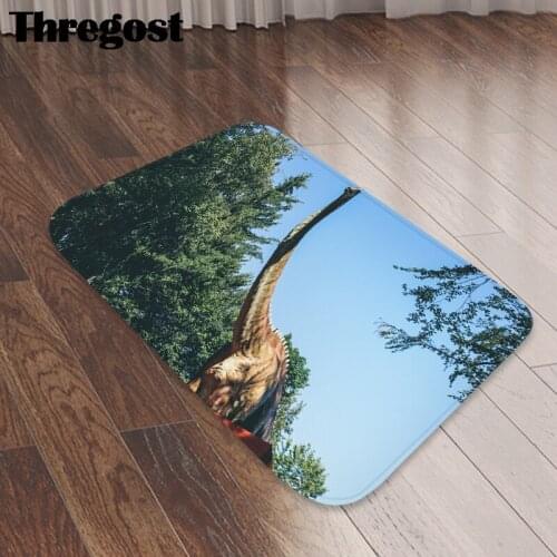 Thregost Cartoon Print Play Floor Mat Microfiber Door Mats Kitchen Carpet Anti Slip Hall Rug Machine Washable 3D Bathroom Rugs