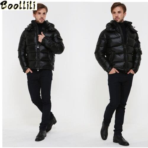 Boollili Mens Down Jacket Winter Coat Men Clothes 2020 Short Puffer Jacket Warm Doan Coat Mens Jackets Doudoune Homme