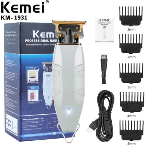 KM-1931 hair trimmer professional men electric hair clipper beard hair cutting machine Pivot edge outlines detail trimer