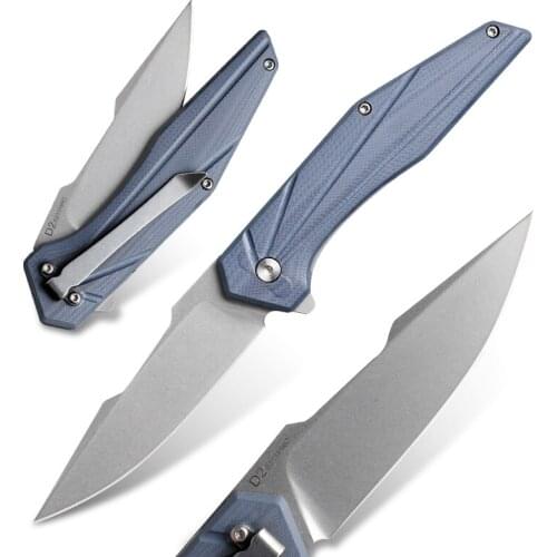 New D2 Steel Folding Knife Outdoor Self-defense Pocket Knife Multifunctional Hunting Knife EDC Outdoor Survival Knife