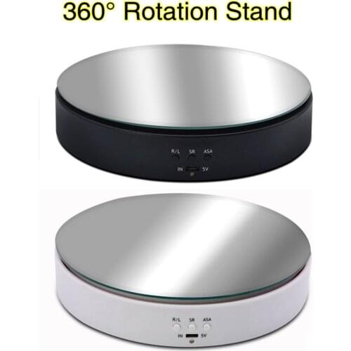 Photography Photo Studio Speed Adjustable Rotating Display Stand 360 Degree Electric Rotating Product Display Turntable
