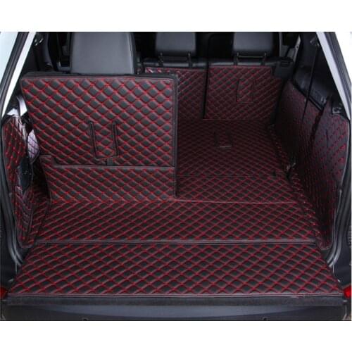 Full set car trunk mats for Land Rover Discovery 5 2020-2017 7 seats durable boot carpets cargo liner mats for Discovery 5 2019