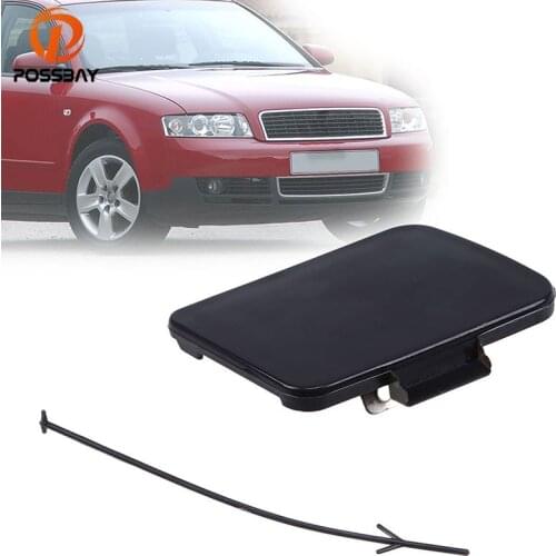 POSSBAY Front Bumper Tow Hook Cover Cap for Audi A4 B6 Sedan/Avant/Quattro 2001 2002 2003 2004 2005 Auto Exterior Accessories