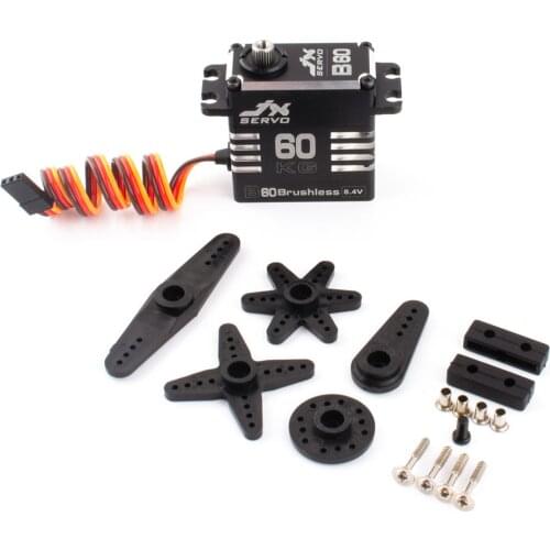JX Servo B60 62KG Full Metal Brushless High Quality Servo For RC Hobby UAV Robotics And Industrial Applications