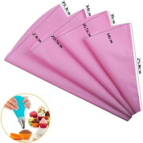 Silicone Kitchen Accessories Confectionery Bag Icing Piping Cream Pastry Bag Nozzle DIY Cake Decorating Baking Tools