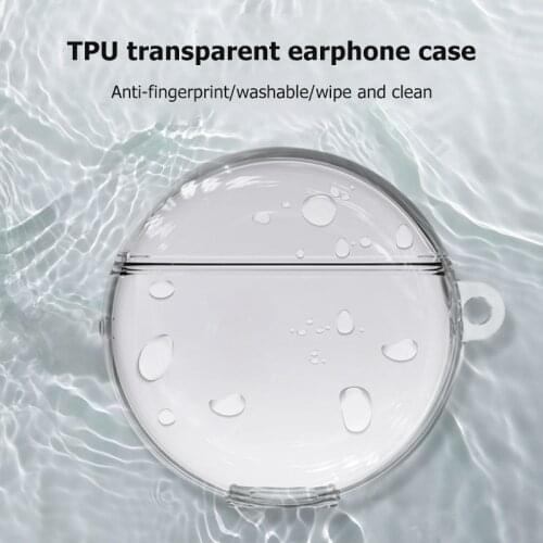 Silicone Case For Huawei Freebuds 4 Case Clear Transparent Earphone TPU Cover for Huawei Freebuds 4 Cover Bag Shell Coque Covers