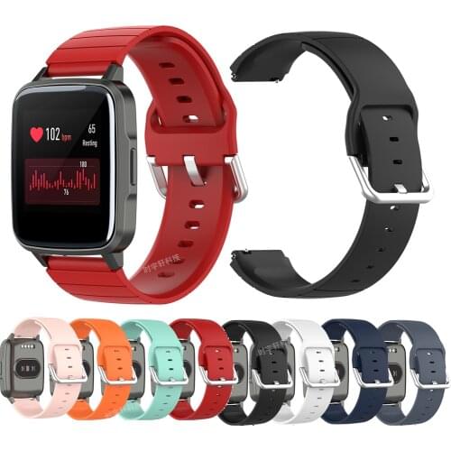 Silicone Band For Xiaomi haylou solar ls01 LS02 Smart watch Breathable Sport bracelet For ID205/ Willful IP68 Wristband Strap