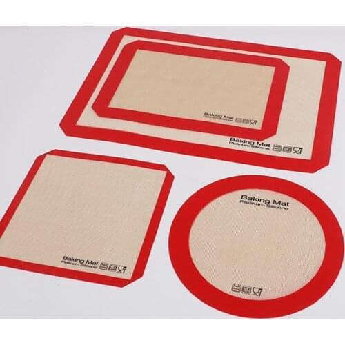 Kapmore 1pc Silicone Baking Mat Heat-Resistant Non Stick Dough Mat Pastry Mat DIY Baking Tools Accessories Cake Making