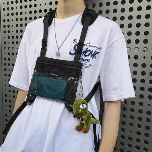 Waist Bag Men Multifunctional Tactical Package Casual Chest Bag Male Phone Pouch Nylon Chest Pack Unisex Backpack Men Bags