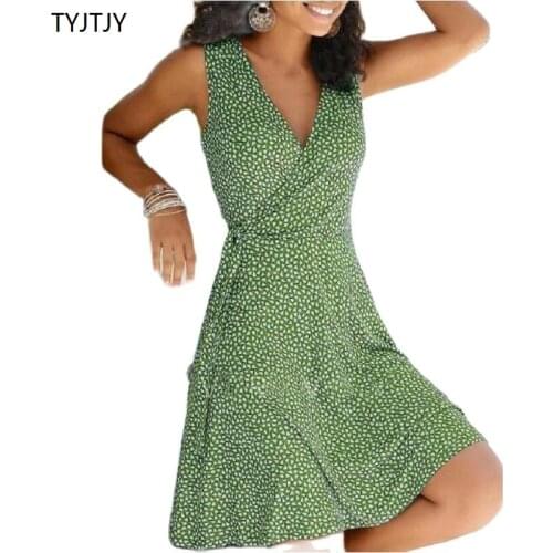TYJTJY Summer Polka Dot Dresses