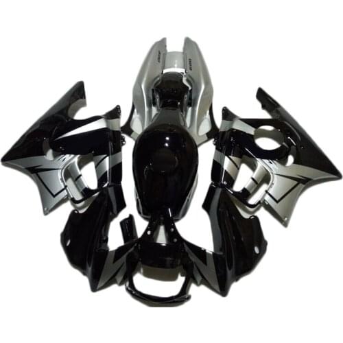 High quality Fairings kit fit For Honda CBR600 F3 1997 1998 fairing CBR 600 f3 97 98 The classic Silver black Upgrade NZ61