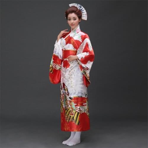 Japanese Evening-Dress Female Pink Oriental Kimono Formal Costume High-quality Women Yukata Stage Show кимоно японский стиль