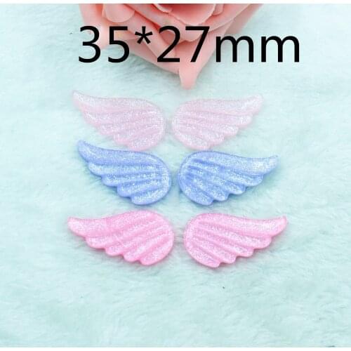 10pcs/lot 5pairs flat back resin wings DIY resin cabochons accessories