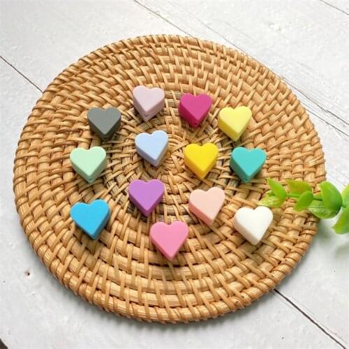 100/200/500pcs Silicone Star Beads BPA Free Baby Teething Beads Chewable Silicone Teethers Infants Nursing Nipple Chain Tools