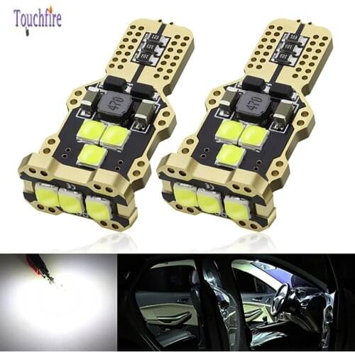 100PCS T15 W16W T15 3030 9SMD with Lens 3 Side Canbus LED Lamp Backup Reverse Lights Car Bulb White 12V Wholesale