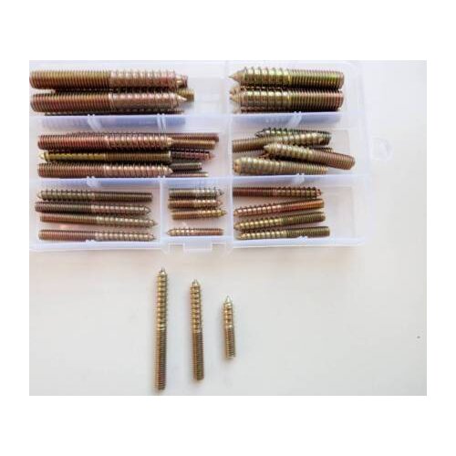 39pcs M6 M8 M10 Double Head Thread Self-tapping Screws Sofa Tables Chairs Screw