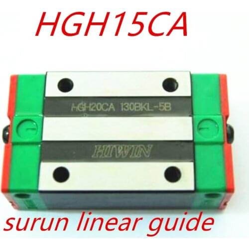 4pcs HGH15CA 100% New Original HIWIN brand linear guide block for HIWIN linear rail HGR15 3D printer parts cnc parts