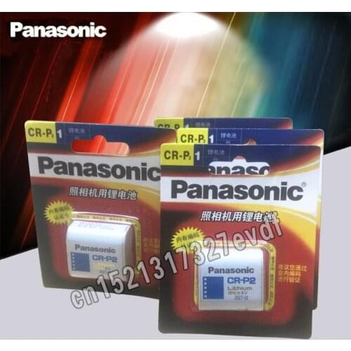 4pack New Original Panasonic CR-P2 6V 2CP4306 1300mah Lithium Battery Camera Battery Faucet Sensing
