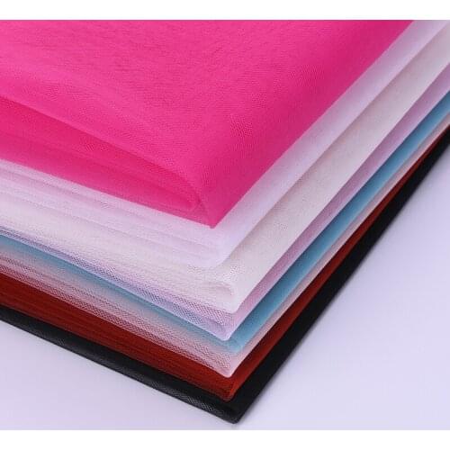 500cmx160cm Medium Hard United States Net Yarn Fabric Wedding Dress Headwear Mosquito Net Tutu Skirt Doll Yarn Apparel Fabric