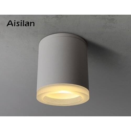 AisilanDaily lighting LED ceiling linght Nordic modern acrylic down light for living room corridor bedroom aluminum AC85-260V 9W