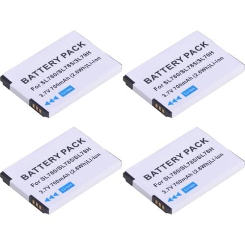 4 Pcs 3.7V 700mAh Cordless Phone Battery for Siemens Gigaset L400A L400H SL400 SL400H SL610H Pro SL780 SL785 SL788 SL78H X656