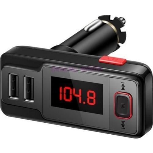 By DHL or Fedex 50pcs Dual USB Port 2.1A Vehicle Car MP3 Player Wireless FM Transmitter Modulator SD LCD Remote Control BT719S
