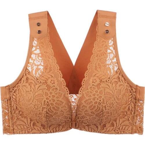 Sexy Lace Bras for Women Wireless Push Up Bra Thin Comfort Underwear Sexy Lingerie French Style Bralette Front Closure