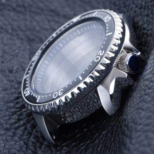 Sapphire Glass 316L Stainless Steel Watch Case Ceramic Bezel 20Bar Water Resistance Case Suitable For NH35A/NH36A Movement