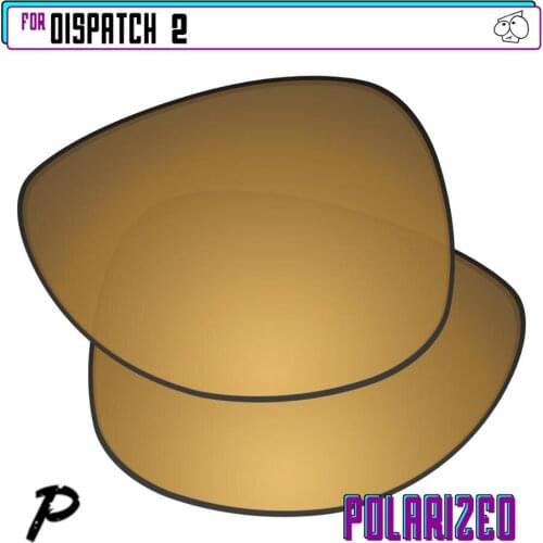 EZReplace Polarized Replacement Lenses for - Oakley Dispatch 2 Sunglasses - Gunmetal P