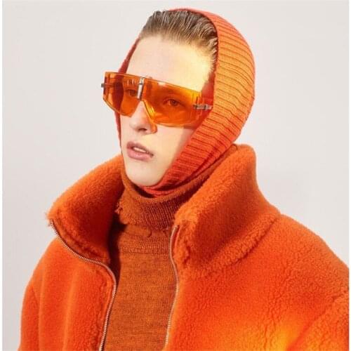 HKNA Fashion Punk Sunglasses Men Oversized Cat Eye Glasses Women/Men Vintage Punk Eyewear Retro Shades Women Gafas De Sol Hombre