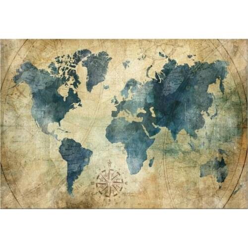 Full square / round diamond painting world map diy 5d diamond mosaic landscape handmade embroidery crafts diamond art decoration