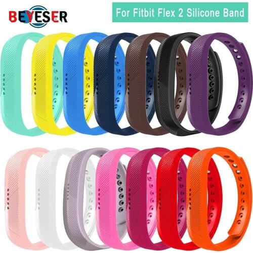 Soft Silicone Wrist Band Strap for Fitbit Flex 2 Sport Bracelet Replacement Wristband Activity Tracker Smartwatch Accessories