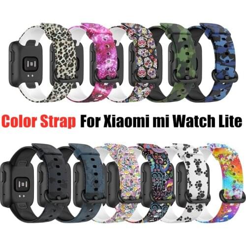 Replacement Silicone trap For XiaoMi Mi Watch Lite / For Redmi Watch Sport WristBand Colorful Bracelet Belt for Mi Lite watch