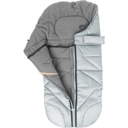 Baby stroller sleeping bag autumn and winter windproof warm foot cover baby cotton cushion universal thickening