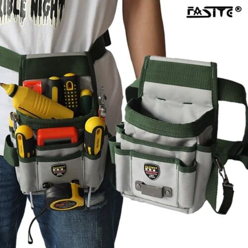 Tool Bag Portable High-Capacity Storage Bag Multi Function Tools Pocket Belt Pouch Electrician Tools Organizer Waist