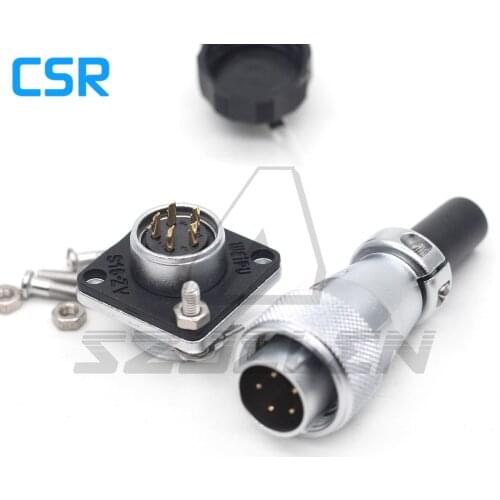 WEIPU WS16 series 5pin waterproof anti-vibration Connector male female , industrial automation power connectors Metal connector