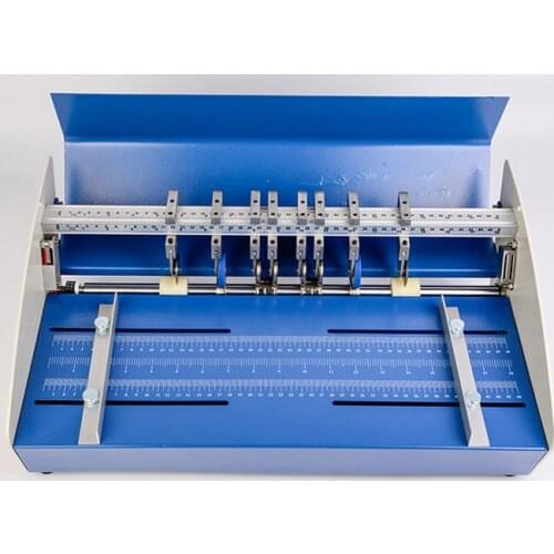 1PC Blue 18 Inch 460mm Electric Creaser Scorer Perforator 3 in1 Combo Paper Creasing Perforating 3 Function Machine 110/220V