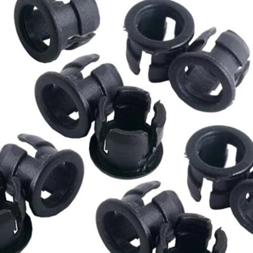 2015 Hot 50 5mm Black Plastic LED Holder Case Clip Display Panel