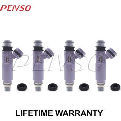 4x 195500-4060 BP6D-13-250A fuel injector for Mazda Miata 1.8L L4 2001~2005