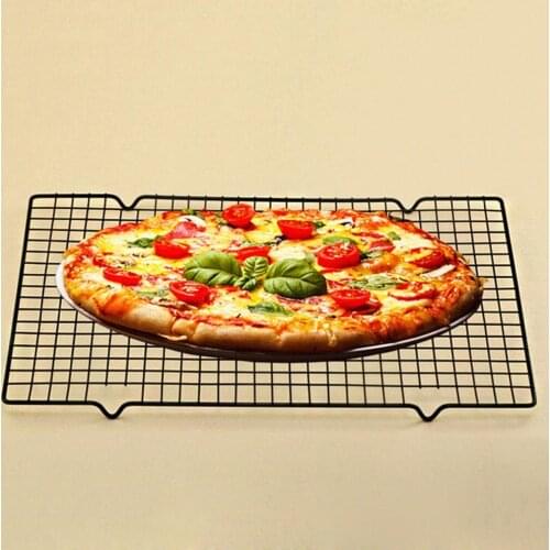 Nonstick Steel Mesh Grid Cooling Rack Net Baking Tray Biscuit Cake Bread Drying Stand Cooler Oven Kitchen Baking Tools