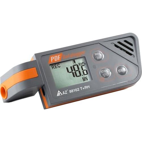 Digital Hygro Thermometer Data Logger AZ88162 USB interface Temperature Humidity Recorder range -30~70