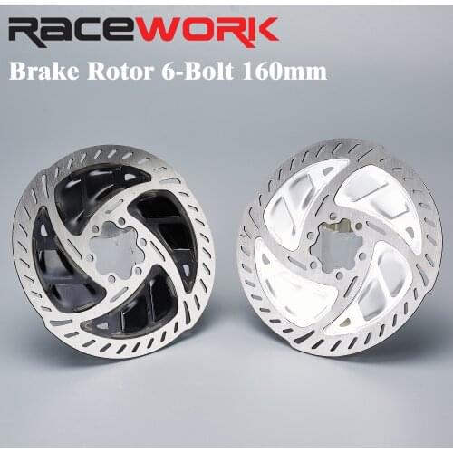 High Quality MTB Road Bicycle Disc Brake 140/160mm Radiating 6 Bolts Heat Dissipation Bike Rotor With Bolts Accessories