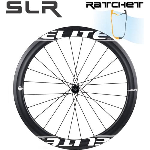 ELITEWHEELS BWA Road Disc Carbon Wheelset 700c 40mm 50mm Depth Bicycle Rim Center Lock Hub 24-24H For Cyclocross Cycling Wheels