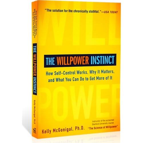 The Willpower Instinct How Self-Control Works Psychology course improvement adult books In English book