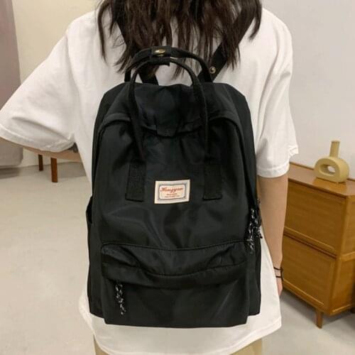Fashion Women Backpack Waterproof School Bag Laptop Bagpack Junior High School College University Bookbags For Girls Daypack
