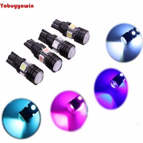 Kit 10 Lampadas Carro Led T10 Pingo Com Zoom Super Branca